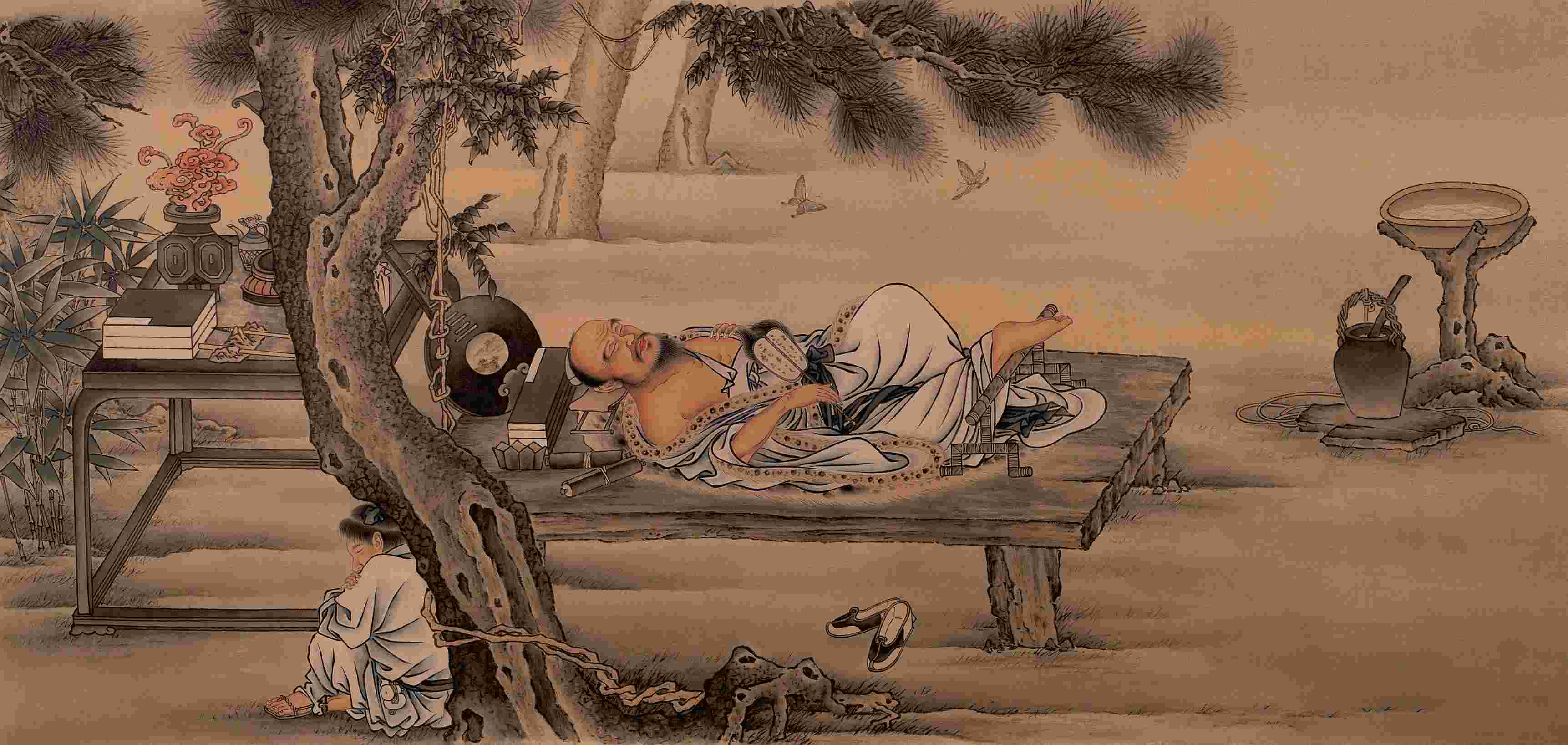 北京保利拍卖丨 《万花春睡图》与南宋画扇中的私密空间